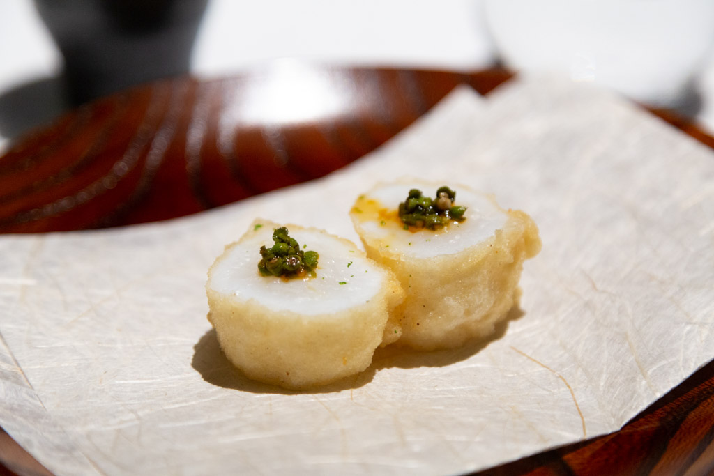 The perfect Aori-ika tempura