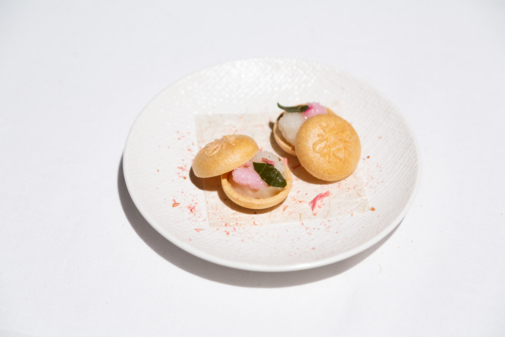 Sakura mochi monaka