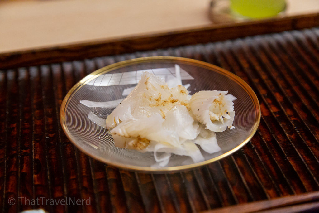 Yari-ika, tamanegi, sesame oil