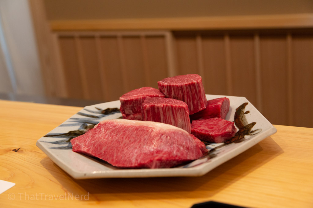 Kobe beef: Sirloin, Fillet, Skirt