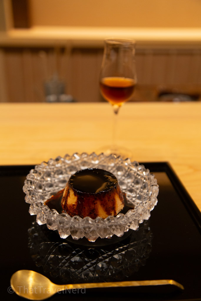 Burnt Caramel Pudding, Chateau d'Yquem